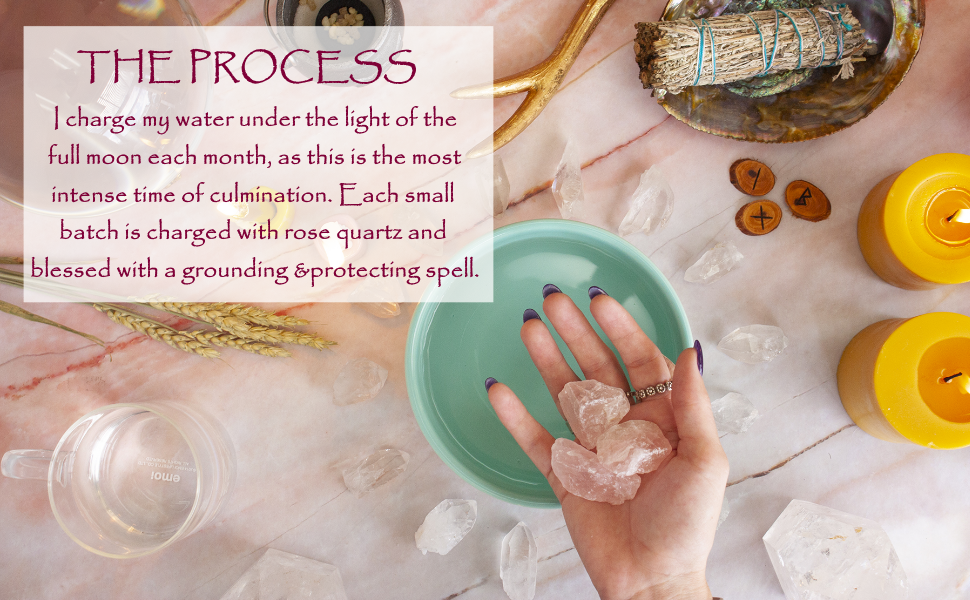 California White Sage Smudge Spray with Moon Charged Crystals