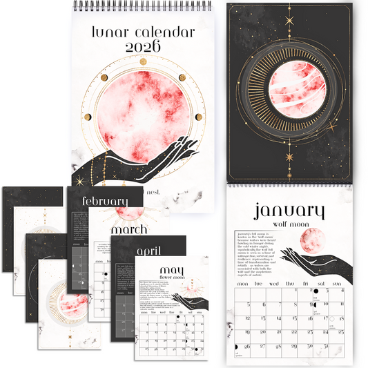 2026 Lunar Calendar | Witches Calendar 2026